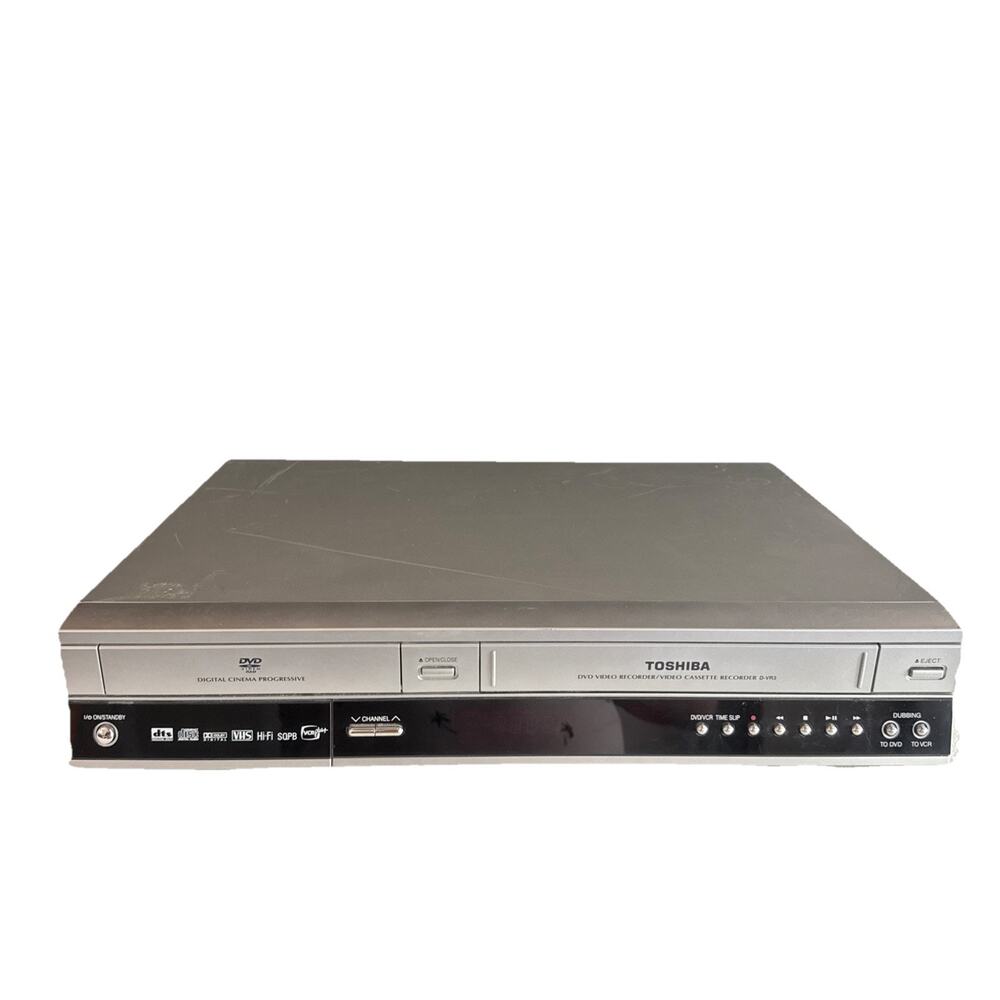Toshiba D-VR3SU DVD Recorder VCR Combo Tested/Working No Remote